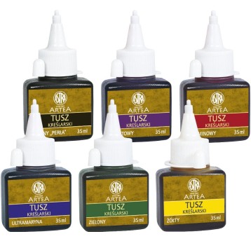 TUSZ KREŚLARSKI 35ML CZARNY ASTRA 81030908 A'8