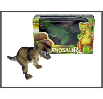 TYRANOZAUR CHODZĄCY 28 CM ŚW. DŹW. 2 KOLORY