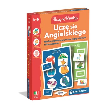 UKŁADANKA EDUKACYJNA UCZĘ SIĘ ANGIELSKIEGO 4350