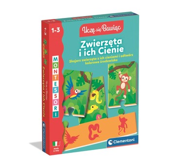 UKŁADANKA EDUKACYJNA ZWIERZETA I ICH CIENIE 4244