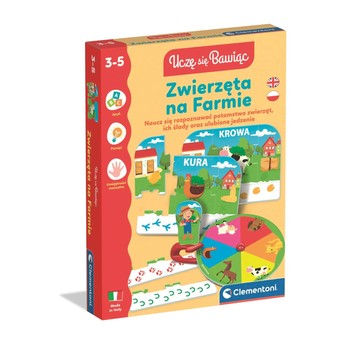 UKŁADANKA EDUKACYJNA ZWIERZĘTA NA FARMIE 4336