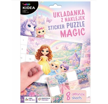 UKŁADANKA Z NAKLEJEK MAGIC KIDEA 4468