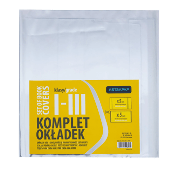 Uniwersalny komplet okładek ASTRAPAP do klas I-III