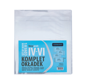 Uniwersalny komplet okładek ASTRAPAP do klas IV-VI