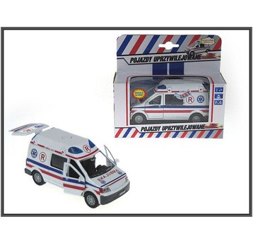VAN KARETKA POGOTOWIA Z GŁOSEM 14CM 6951