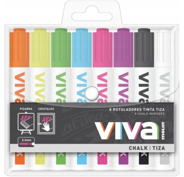 VIVA Marker kredowy 8 KOL. komplet