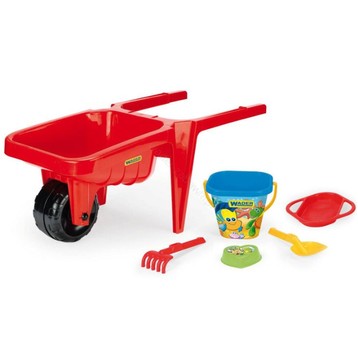 WADER TACZKA+KOMPLET DO PIASKU CZERWONA 48125