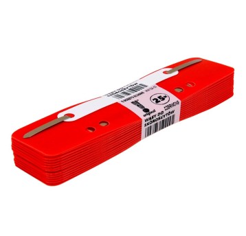 Wąsy do skoroszytów MemoBe 25 szt. czerwone