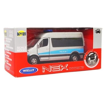 WELLY MERCEDES-BENZ SPRINTER PANEL VAN POLICJA0215