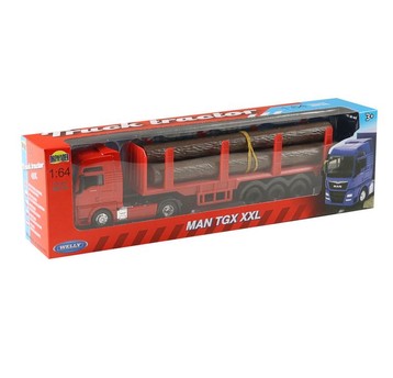 WELLY TRUCK 1:64 MAN TGX Z DREWNEM 0346