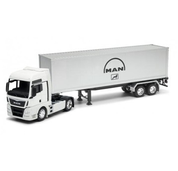 WELLY TRUCK Z PRZYCZEPĄ 1:32 MAN 5106