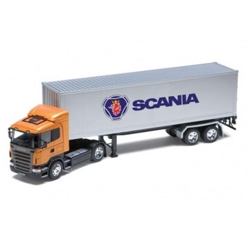 WELLY TRUCK Z PRZYCZEPĄ 1:32 SCANIA 12470 6261
