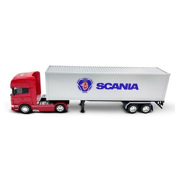 WELLY TRUCK Z PRZYCZEPĄ 1:32 SCANIA VB R730 6715