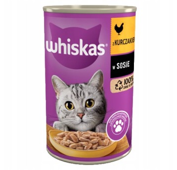 WHISKAS KARMA DLA KOTA ADULT KURCZAK PUSZKA 400G