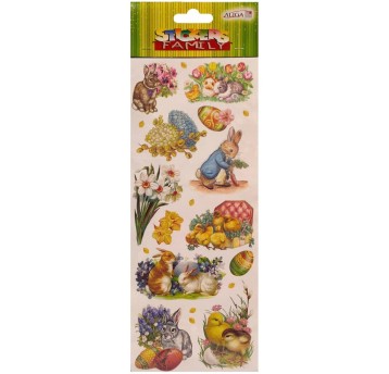 Wielkanocne naklejki wytłaczane