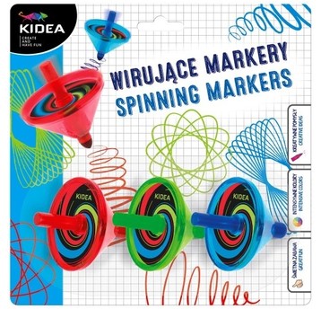 WIRUJĄCE MARKERY 3 SZT. KIDEA 7388