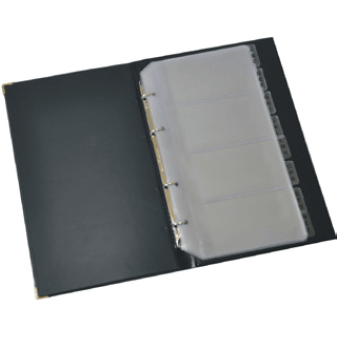 WIZYTOWNIK TRES ALFABETYCZNY BORDO 0108