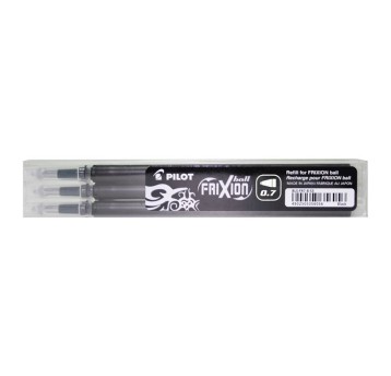 WKŁAD DO DŁUG PILOT FRIXION BLS-7L CZARNY (3) 6056