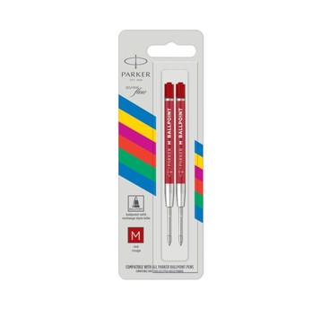 WKŁAD DO DŁUGOPISU PARKER CZERWONY M BL2SZT 5455