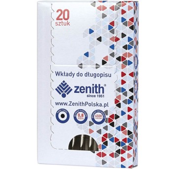 WKŁAD ZENITH 4 CZARNY 0,8MM (20) 3231