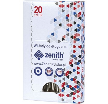 WKŁAD ZENITH 4 NIEBIESKI 0,8MM (20) 11042002 3224