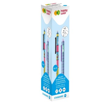 Wkłady do dług automat wymazyw 0,5mm nieb (3) 0391