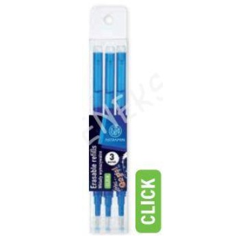 Wkłady wymazywalne CLICK niebieskie 0,5 mm 1503