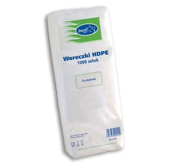 Woreczki HDPE PREMIUM H 10X4X22cm (1000) 0067