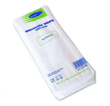 Woreczki HDPE PREMIUM HD14/4/42cm (1000) 4989