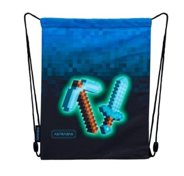 Worek na obuwie ASTRABAG BLUE PIXEL 4206
