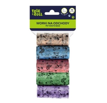 WORKI NA ODCHODY 75SZT 5ROL 10X17 0934