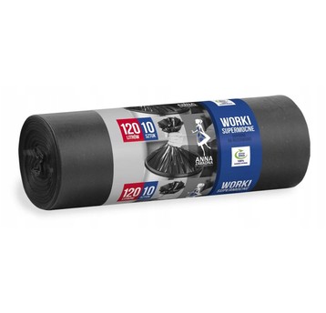 WORKI NA ŚMIECI SUPERMOCNE 120L 10SZT 1972