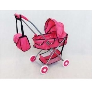 WÓZEK GONDOLA 68X62X36 CM RÓŻOWY 2953