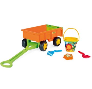 WÓZEK PRZYCZEPA Z KPL. LETNIM DO PIASKU 10952