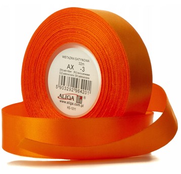 WSTĄŻKA SAT.AX06-03 6MM/32M POMARAŃCZ (4) 7240