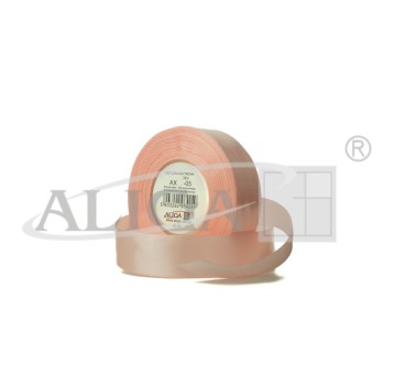 Wstążka sat.AX06-05 6mm/32m Pastelowy róż (4) 6277
