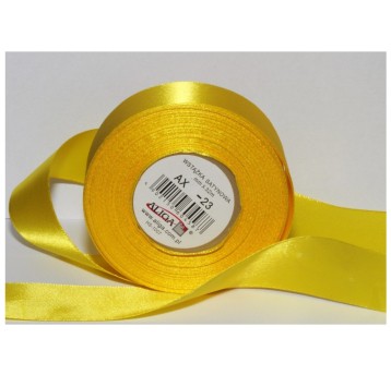 Wstążka sat.AX06-23 6mm/32m Żółty 1op=4r (4) 6543