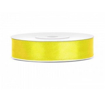 WSTĄŻKA SAT.ZÓŁTA 12MM/25M 143 A'10