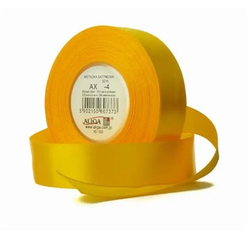 WSTĄŻKA SATYNOWA AX06-04 6MM/32M POM. (4) 4218