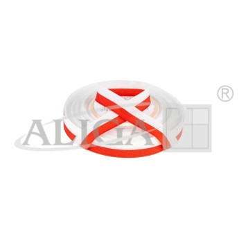 Wstążki dwukolorowe, materiałowe, 12mm x 20m (4)