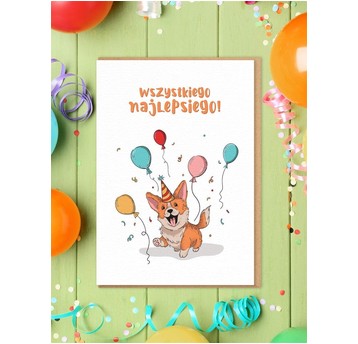 WSZYSTKIEGO NAJLEPSZEGO! kartka 9221