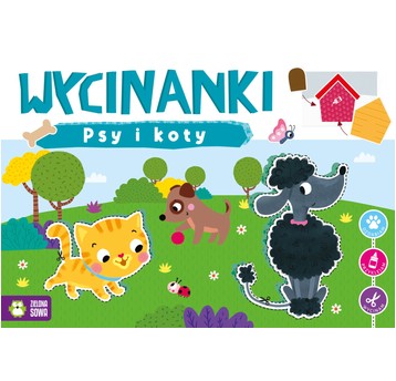 Wycinanki. Psy i koty 9788382993011