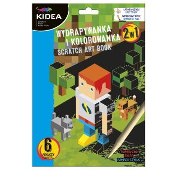 WYDRAPYWANKA I KOLOROWANKA 2W1 GAME 2215