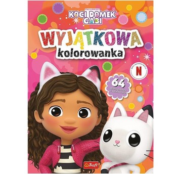 WYJĄTKOWA KOLOROWANKA KOCI DOMEK GABI 9208