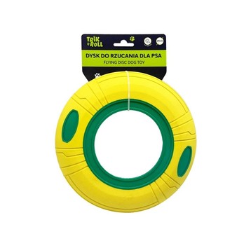 ZABAWKA DLA PSA DYSK ŻÓŁTA 25CM TRIK 2167