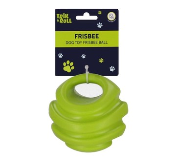 ZABAWKA DLA PSA FRISBEE PILKA ZIELONA 12CM 0651
