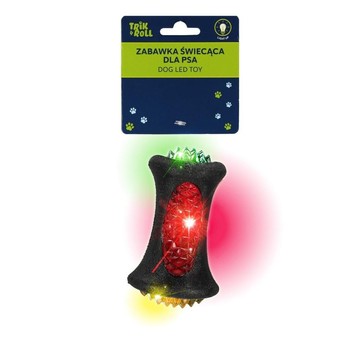 ZABAWKA DLA PSA KOŚĆ ŚWIECĄCA 9CM TRIK B 0835