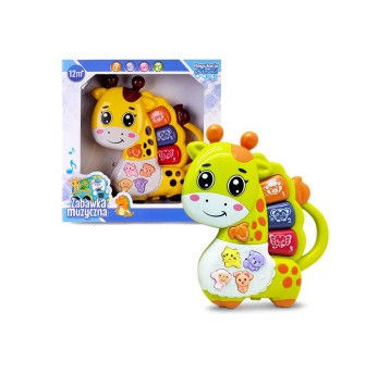 ZABAWKA MUZYCZNA E-EDU ŻYRAFA 0690