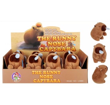 ZABAWKA NACIAGANA KAPIBARA PLUSZ 11CM 7217 A'12