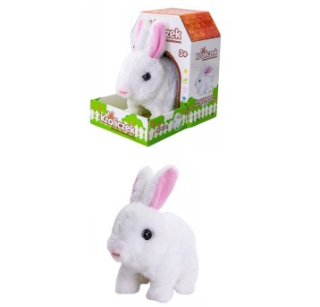 ZAJĄCZEK NA BATERIE BIAŁY 2626